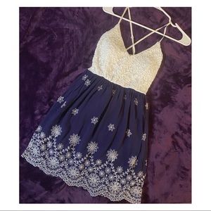 Cross Back strap dress (never worn)